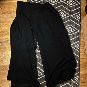Black Flowy Dress Pants